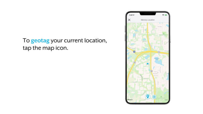 Cómo geoetiquetar una memoria personalizada
